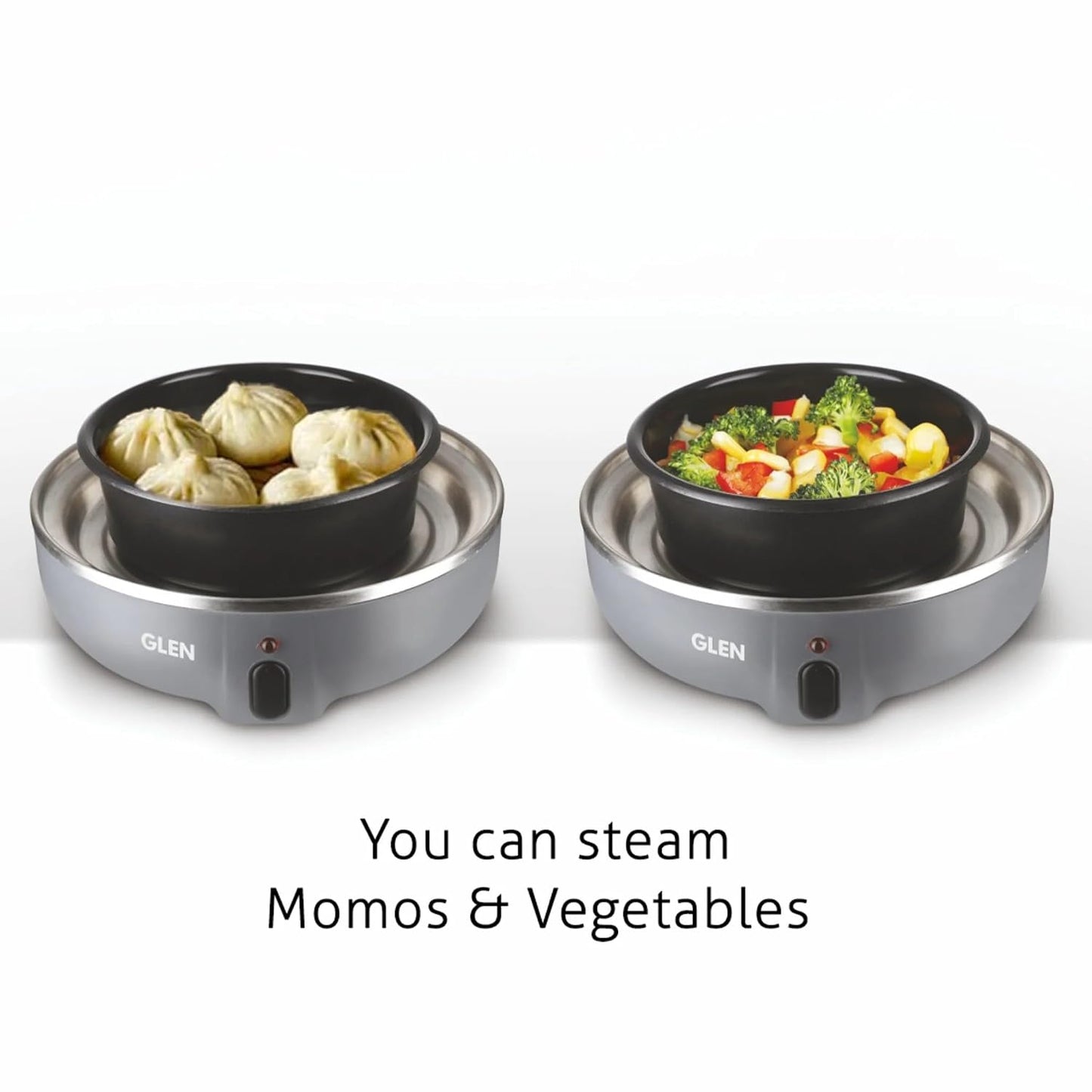Glen SA 3040 Egg Boiler, Boil upto 7 eggs, 350W (Grey) 1.0 unit