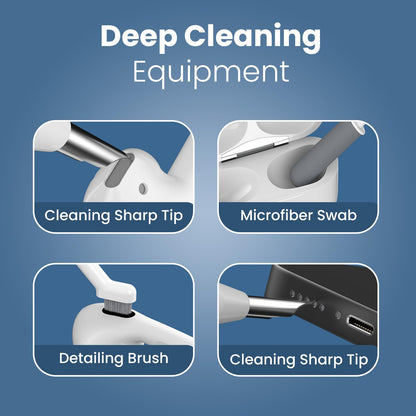 Portronics Clean U 5 in 1 Cleaning Kit - White 1.0 unit