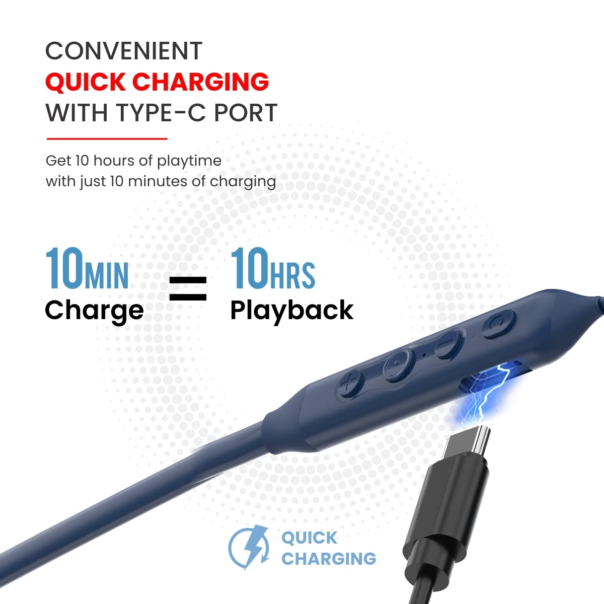 Portronics Harmonics Z5 Wireless Stereo Headset - Blue 1.0 Piece