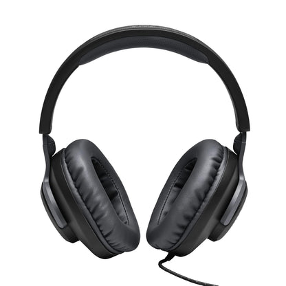 JBL Quantum 100 Wired Over Ear Gaming Headphones With Mic, 40mm Dynamic Driver,Detachable Mic(Black) 1.0 Piece