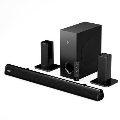GOVO GoSurround 945 Soundbar, 120W, Bluetooth v5.1 (Black) 1.0 unit
