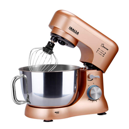 Inalsa Kratos Stand Mixer,Stainless Steel, 1000W (Rose Gold) 1.0 Piece