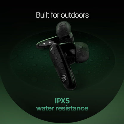 Noise Buds VS404 In-Ear Truly Wireless Earbuds With Mic, 50 Hours Playtime, IPX5, Bluetooth v5.3 (Jet Black) 1.0 unit