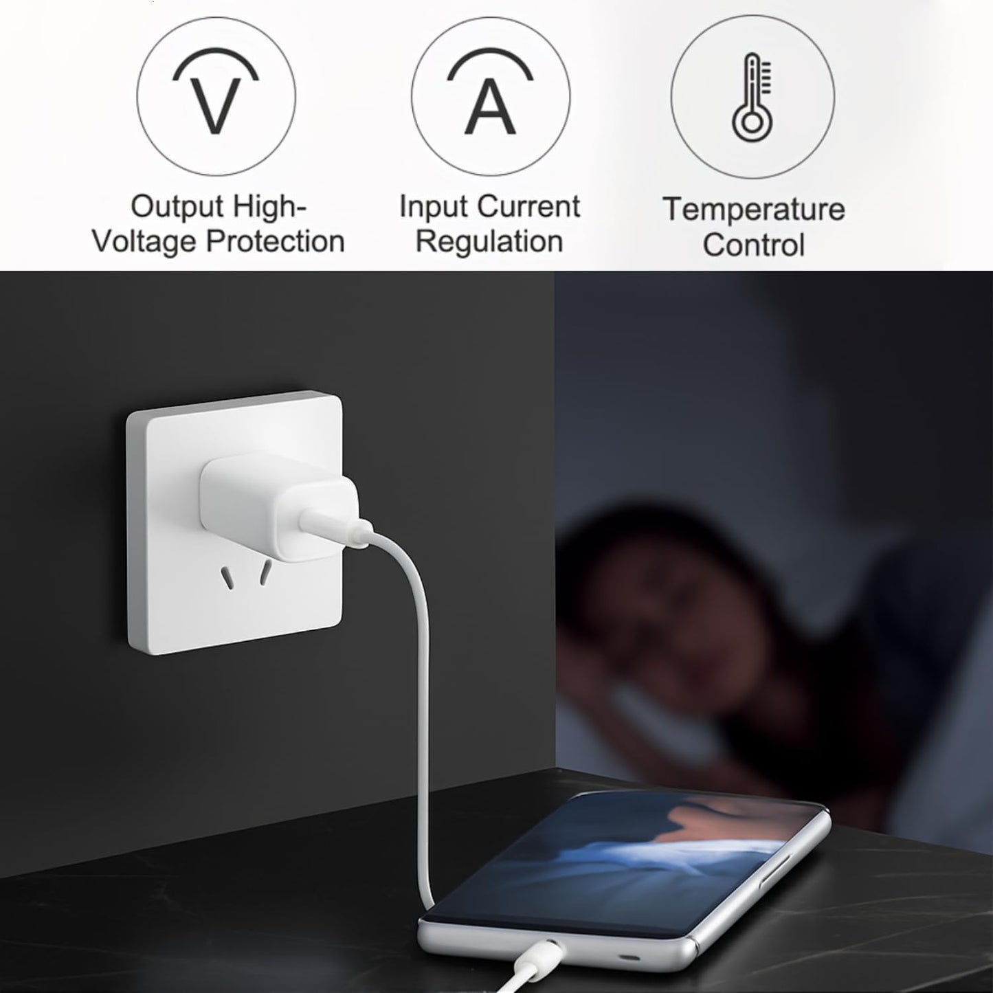 Samsung Original 25W Single Port Type-C Charger (White) 1.0 Piece