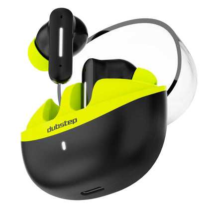 Dubstep Buzz X8 with 56 Hrs Playtime ENC TWS Earbuds (Neon Green) 1.0 box