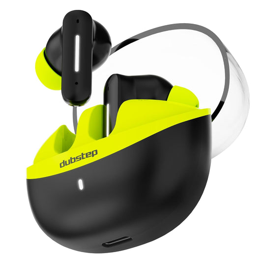 Dubstep Buzz X8 with 56 Hrs Playtime ENC TWS Earbuds (Neon Green) 1.0 box