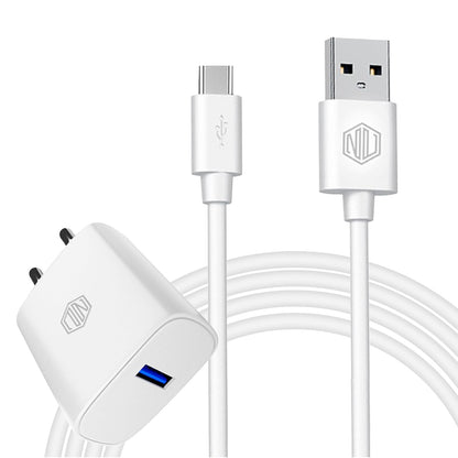 Nu Republic Sprint Ultra 12W Superfast Charger (Adaptor With Cable USB A To Type C) - White 1.0 unit