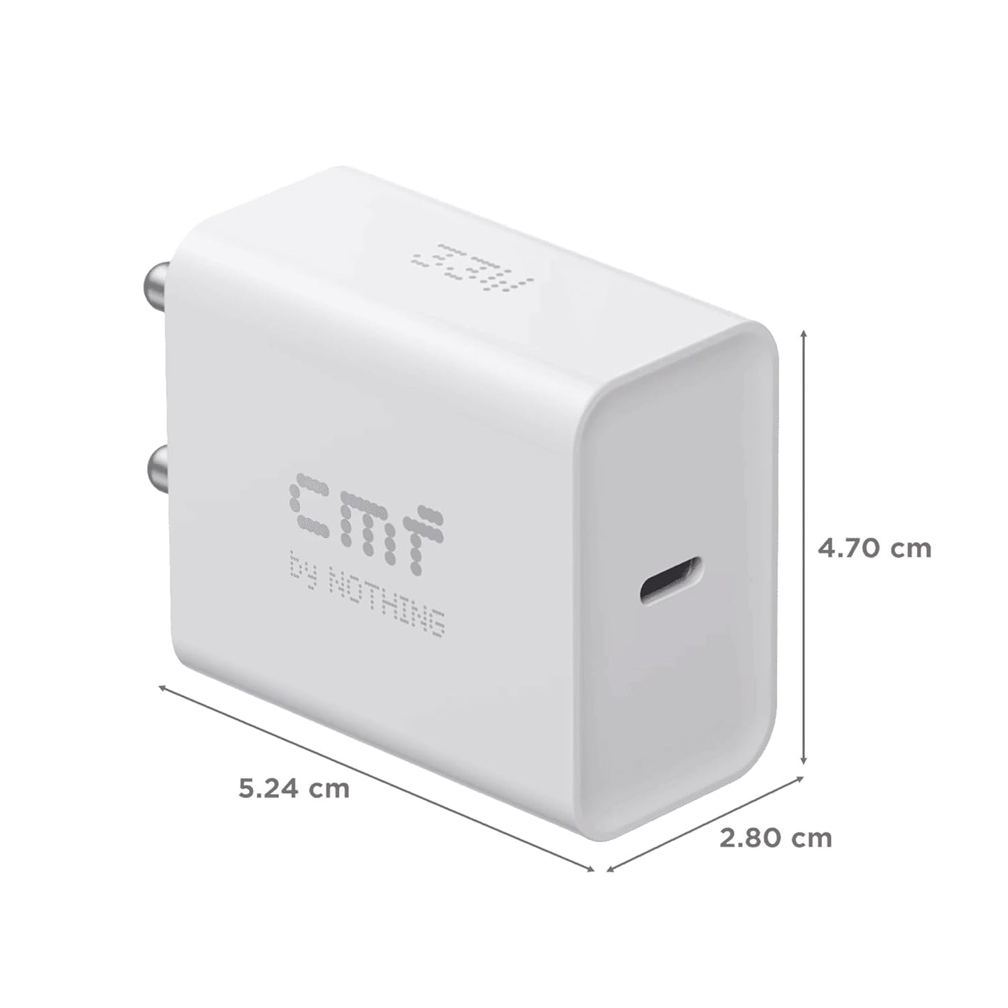 CMF BY NOTHING 33 W QUICK CHARGE 3 A WALL CHARGER FOR MOBILE (WHITE) 1.00 UNIT