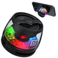 Portronics Nadya 6W Magnetic Bluetooth Speaker with MagSafe Mobile Stand, HD Sound, Upto 4 Hours Playtime, RGB LED Lights (Black) 1.0 Piece