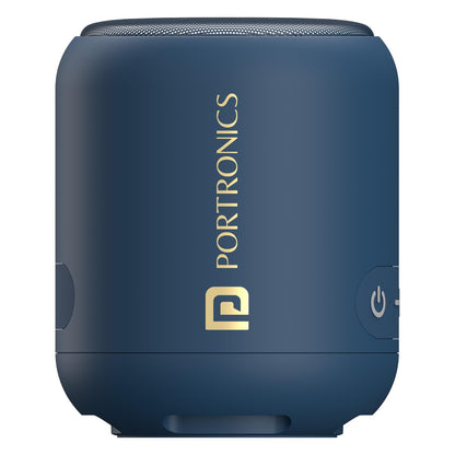 Portronics Sound Drum 1 12W TWS Portable Bluetooth Speaker - Blue 1.0 unit