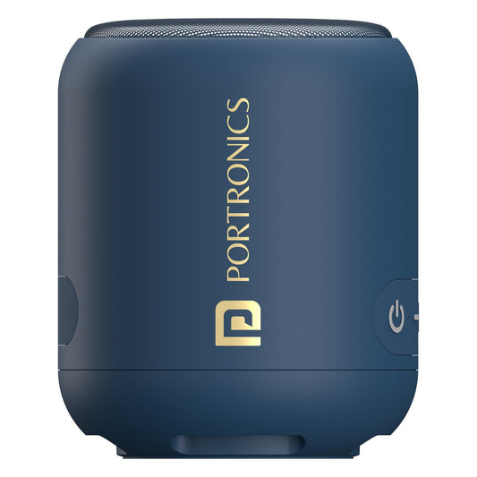 Portronics Sound Drum 1 12W TWS Portable Bluetooth Speaker - Blue 1.0 unit