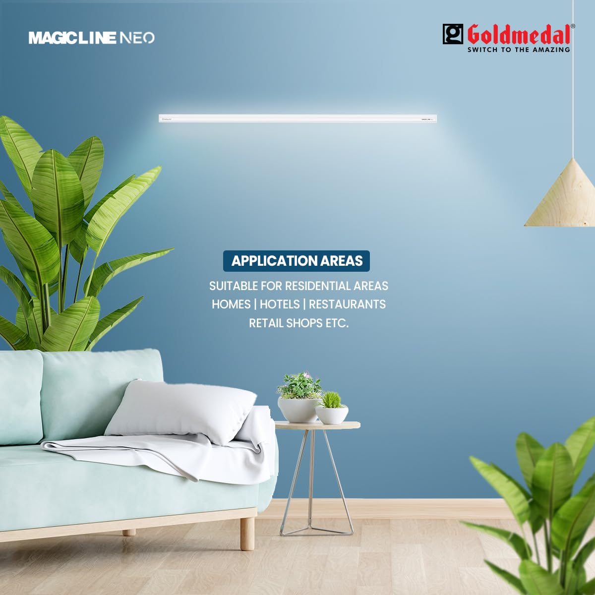 Goldmedal Magic Line Neo 20W T5 Led Batten - Cool Daylight 1.0 Piece