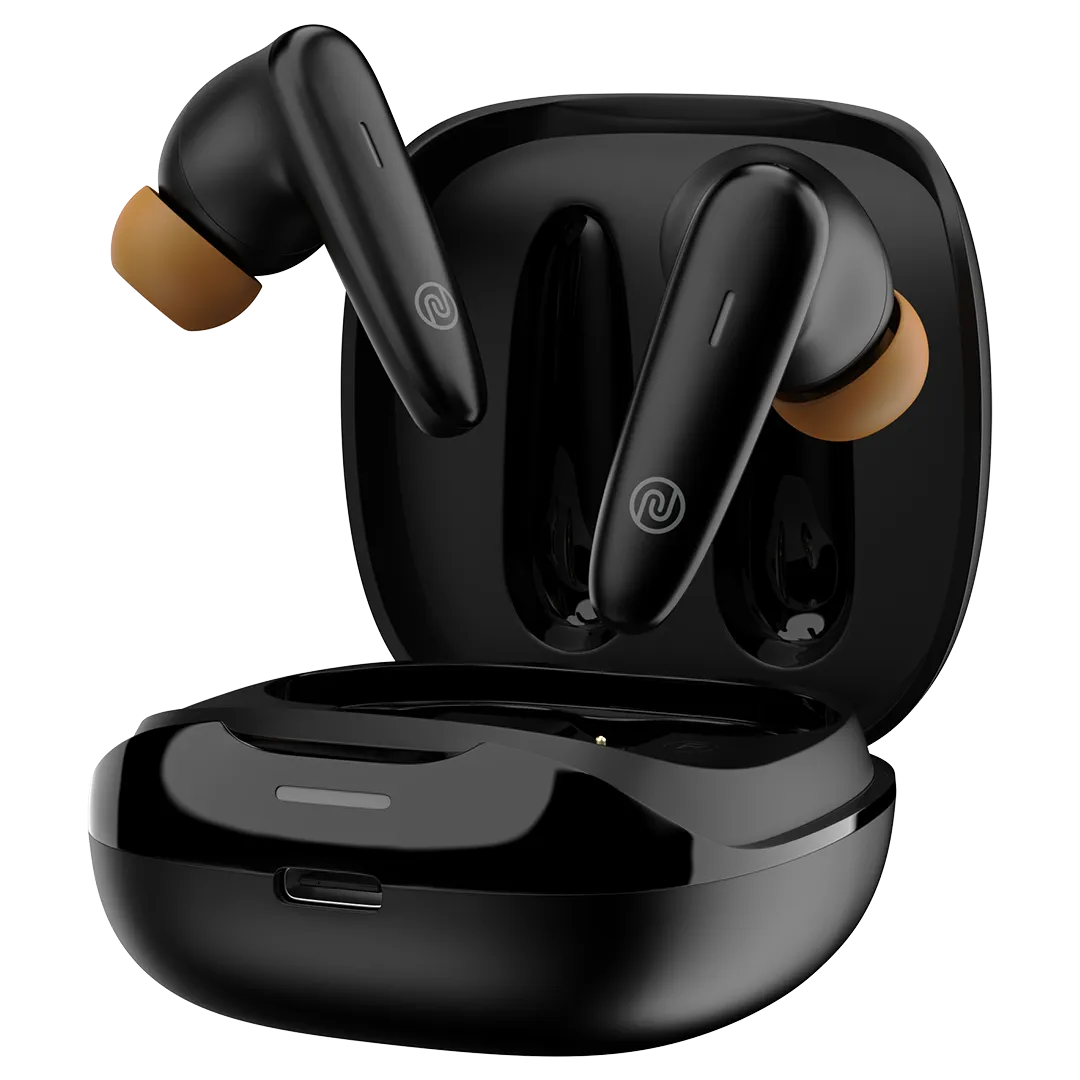 Noise Buds VS401 In-Ear Truly Wireless Earbuds With Mic, 50 Hrs Playtime, ENC, IPX5, Bluetooth v5.3 (Jet Black) 1.0 Piece