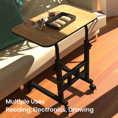 Portronics My Buddy D Wood Multipurpose Movable & Adjustable Table for Computer & Laptop