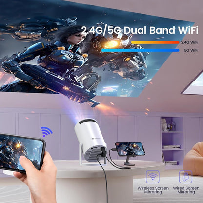 Portronics Beem 440 Smart Android Projector - White 1.0 Piece