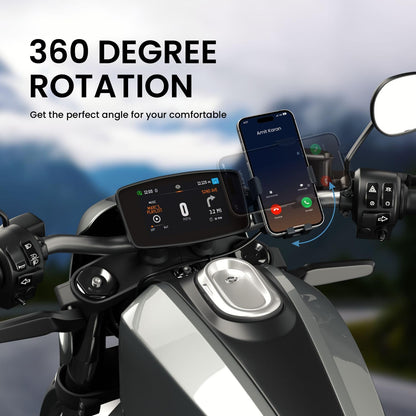 Portronics Mobike 4 Bike Phone Mount - Black 1.0 Piece