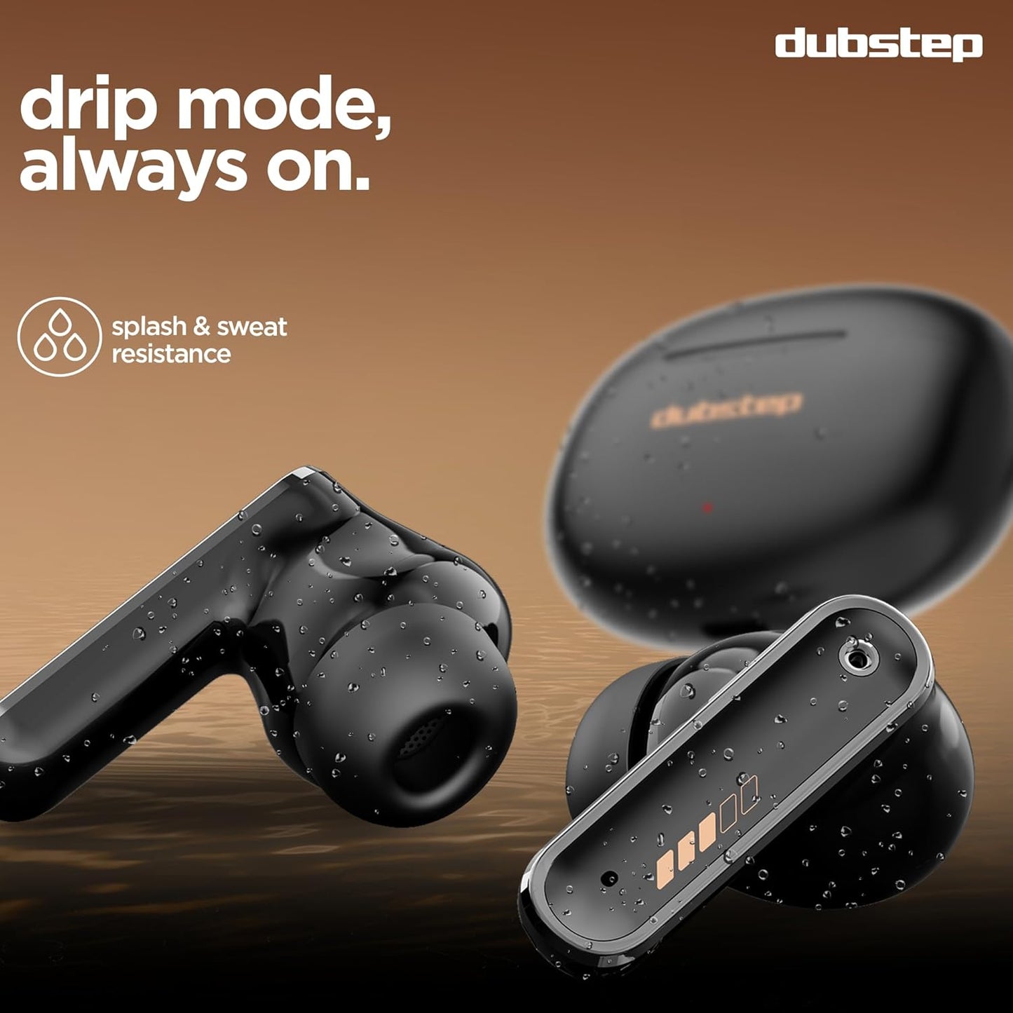 Dubstep Buzz X9 With 56 Hrs Playtime Enc Tws Earbuds (Black) 1.0 pack