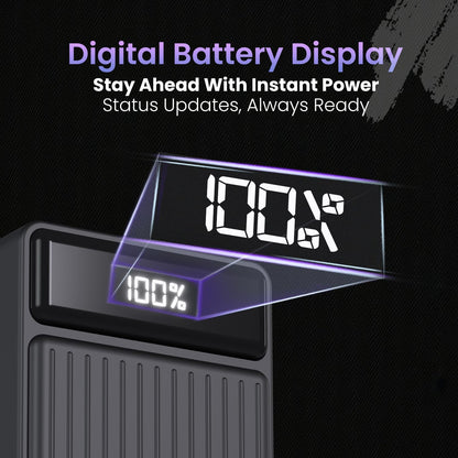 Portronics Luxcell B 20K 20000 mAH 22.5W Power Bank - Black 1.0 unit