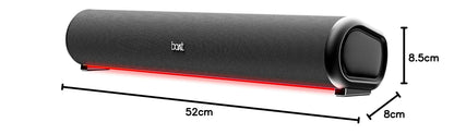 boAt Newly Launched Aavante Bar 950 Bluetooth Soundbar w/ 40W Signature Sound, RGB LEDs, Up to 7 hrs Playback, Inbuilt Mic,BT v5.3 (Premium Black) 1.0 Piece