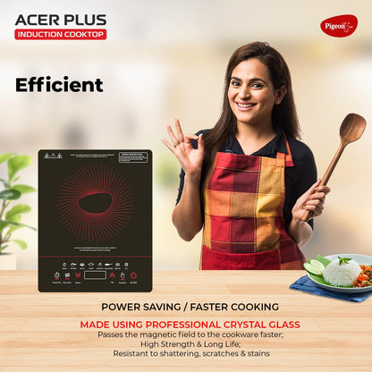 Pigeon Acer Plus(14429) 1800W Induction Cooktop (Black) 1.0 unit