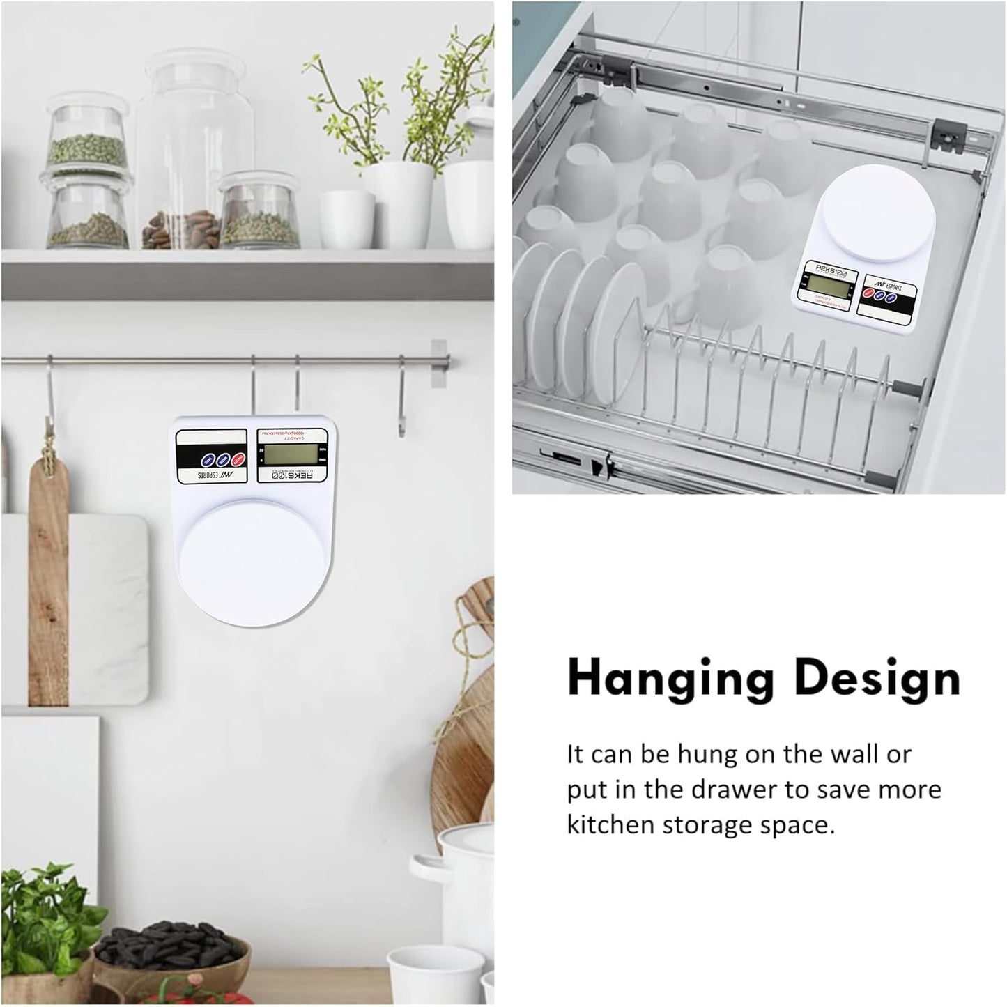 Ant Aeks100 Kitchen Weighing Machine/Food Scale For Health, Fitness, Shop, Home Baking & Cooking With Large Lcd Display, Tare Function, Overload Indicator 1.0 Piece