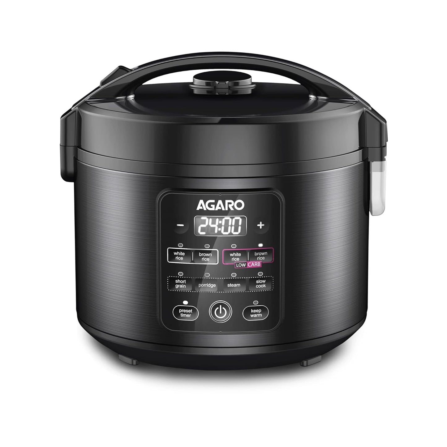 Agaro Regal 3L 500W Ceramic Rice Cooker (Black) 1.0 unit
