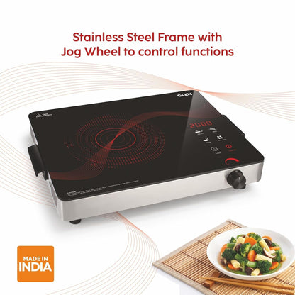 Glen SA3074IR Infrared Stove, 2000W, 3 Preset Cooking Functions (Black) 1.0 unit