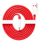 Sounce 80W Fast Charging USB to Type C SuperVooc/Dash Cable for Oneplus & All Series , Red 1.0 Piece