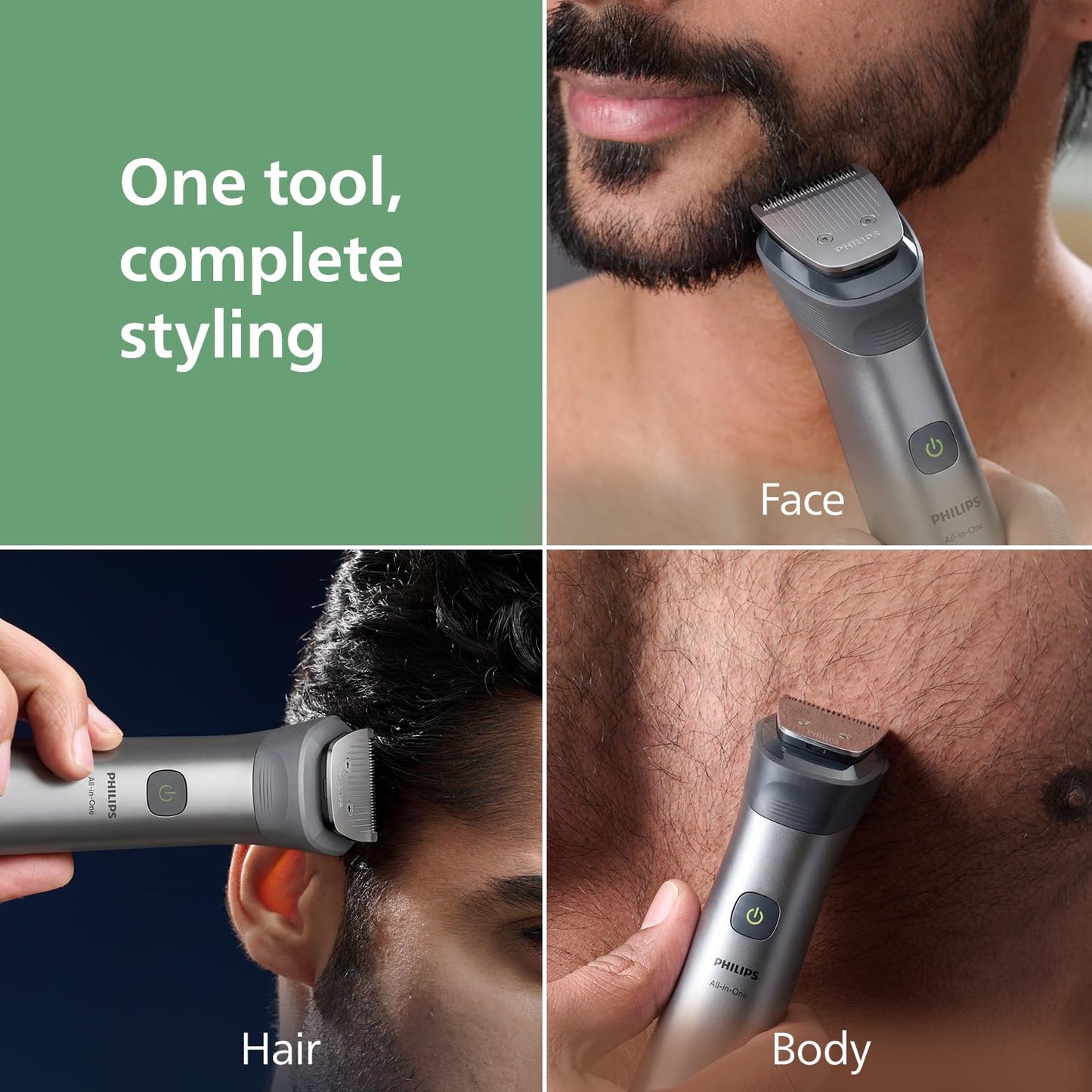 Philips India's No.1 Men's Trimmer | 13-in-1 Kit | Face,Body & Private Parts | 120 min runtime | 5 min QuickCharge | MG5930/65 1.0 unit