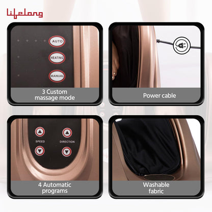 Lifelong LLM72 Foot Massager for Pain Relief (Brown) 1.0 unit