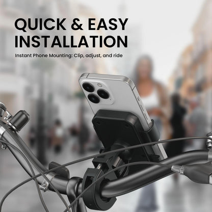 Portronics Mobike 4 Bike Phone Mount - Black 1.0 Piece