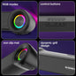Nu Republic Partybox 180 with 18W Output, Upto 6 Hrs Playtime, 52mm Dynamic Driver, Vibrant RGB Light Bluetooth Soundbar (Black)