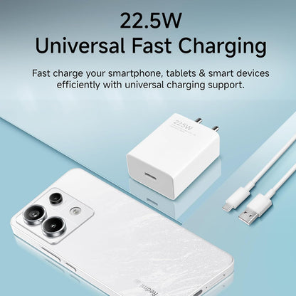 Xiaomi 22.5W Fast Charger Adaptor with Cable - White 1.0 pack