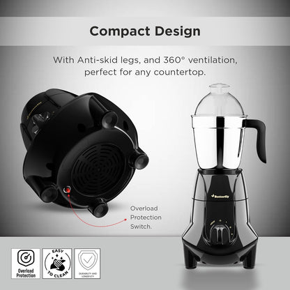 Butterfly Jet Elite Plus Mixer Grinder, 750W, 5 Jars 1.0 pack