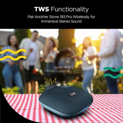 boAt Stone 190 Pro Bluetooth Speaker, 5W, 12H Playtime, Bluetooth v5.3 (Raging Black) 1.0 unit