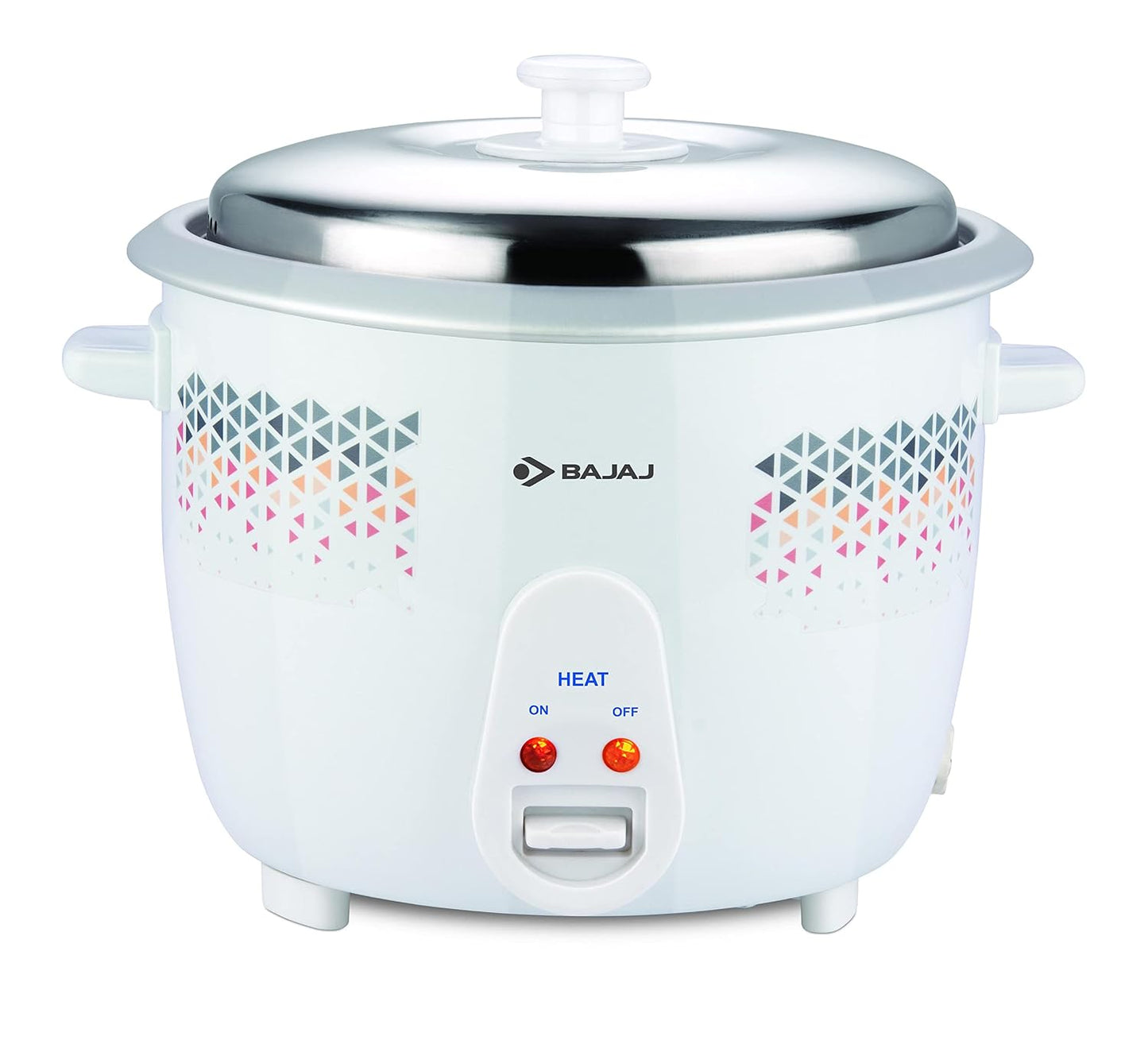 Bajaj 1.8L 700W DLX Rice Cooker Stainless Steel (White) 1.0 unit