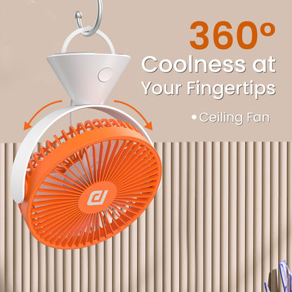 Portronics Aero Breeze - Portable Desktop Fan - Grey 1.0 Piece