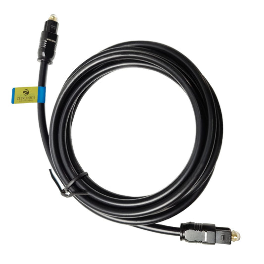 Zebronics OC150 Optical cable, 1.5m Length, Support PCM Dolby audio 1.0 Piece
