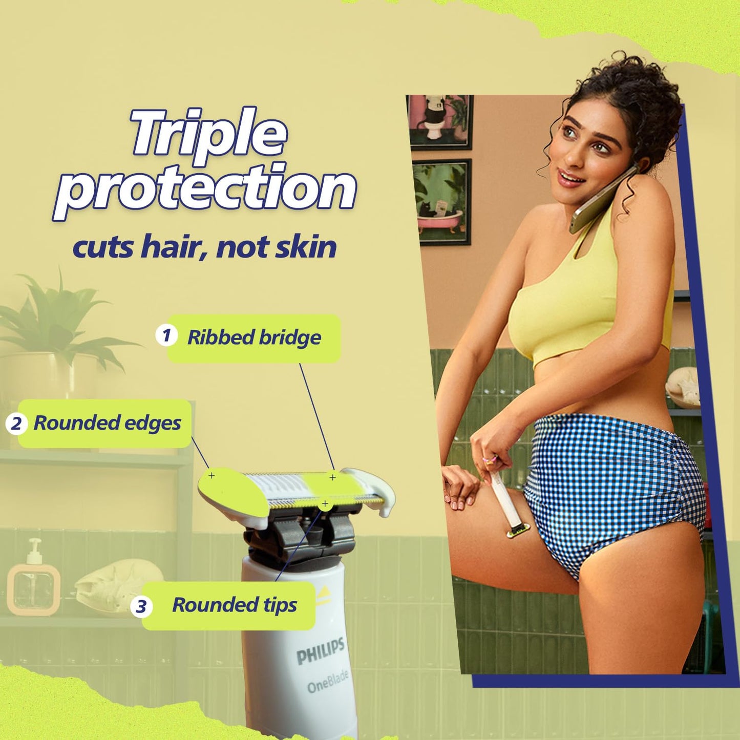 Philips OneBlade Intimate - Bikini & Underarm Trimmer and Razor 1.0 Piece