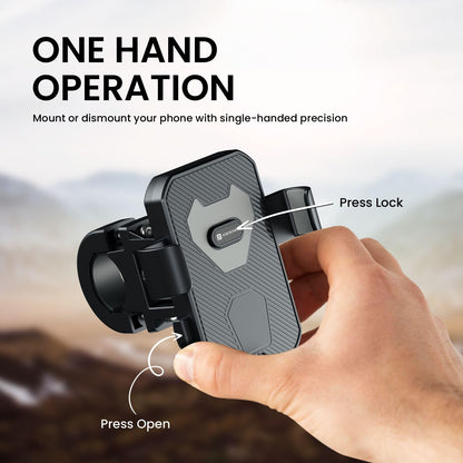 Portronics Mobike 4 Bike Phone Mount - Black 1.0 Piece