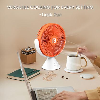 Portronics Aero Breeze - Portable Desktop Fan - Grey 1.0 Piece