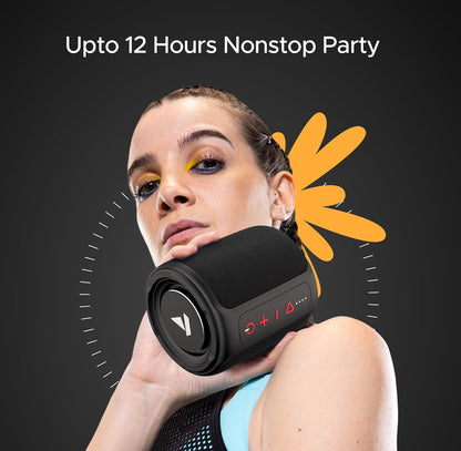 boAt Stone 352 Bluetooth Speaker, 10W, 12Hours Playtime, Bluetooth v5.3 (Raging Black) 1.0 unit