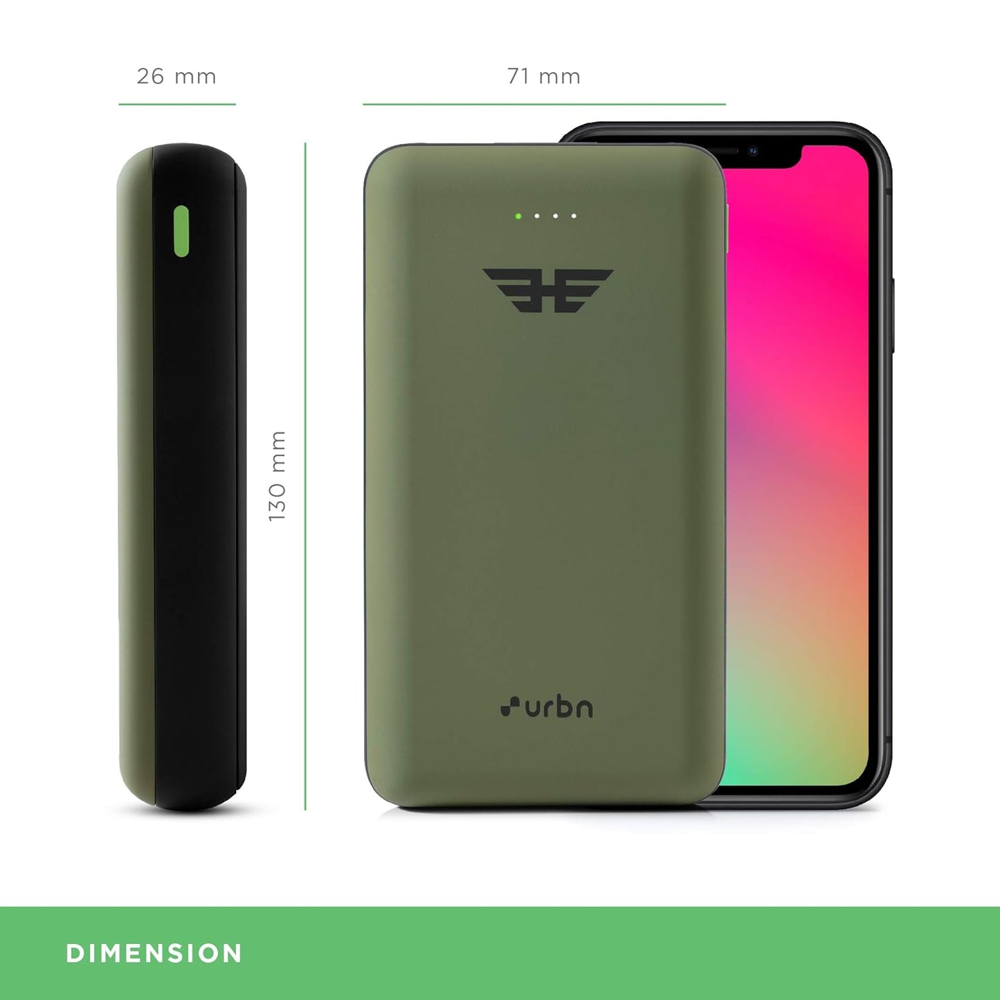 Urbn 20000mAh 22.5W Fast Charging Power Bank