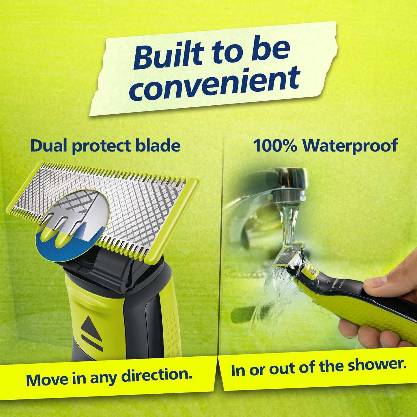 Philips OneBlade Turbo2X Hybrid Trimmer & Styler 1.0 unit