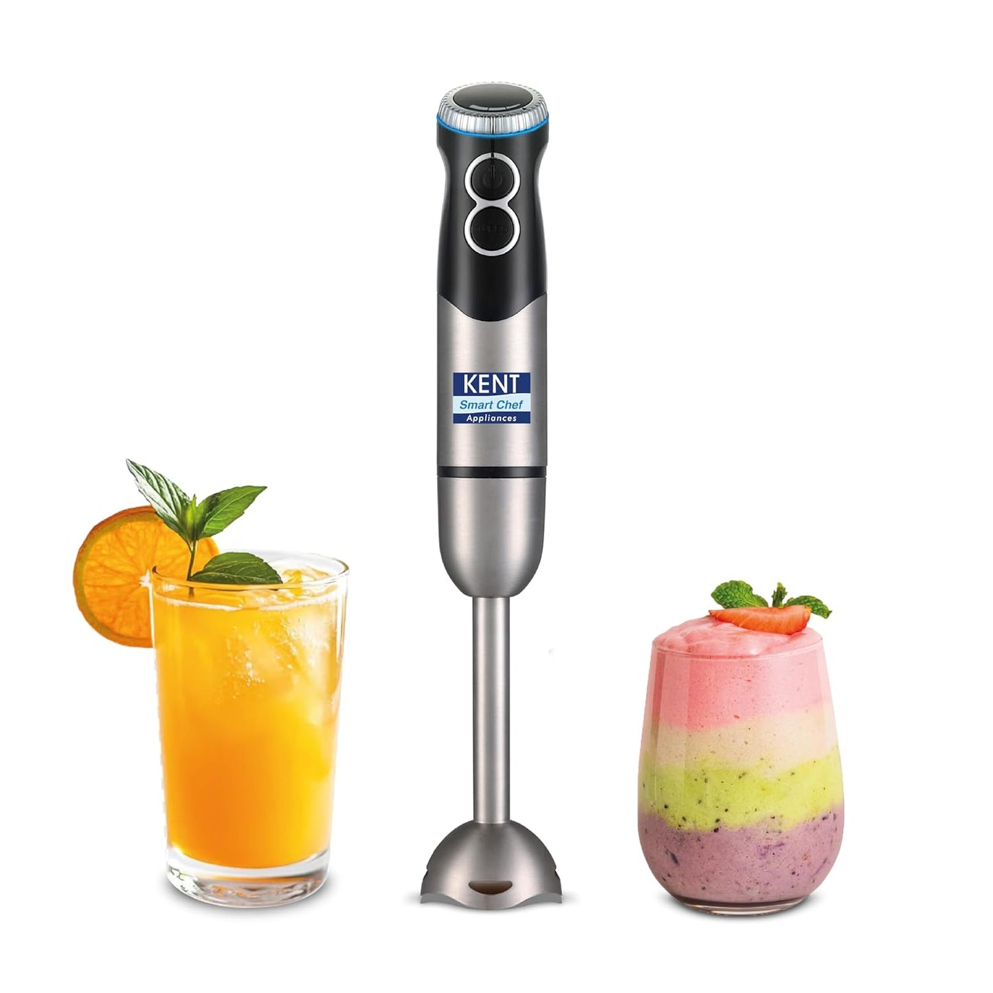 Kent Hand Blender, Stainless Steel Blade, 450W (White) 1.0 unit