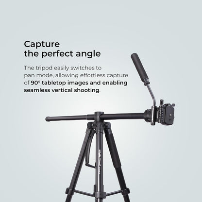 DIGITEK (DPTR 895VD) 195 CM Aluminum Alloy Tripod/Monopod & Multipurpose 3-Way Head 1.0 Piece