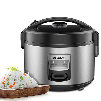 Agaro Regency 5L 700W Ceramic Rice Cooker (Silver & Black) 1.0 unit