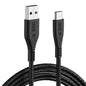 boAt A325 3A Fast Charging 1.5 m USB to Type C Charging Cable, 480 Mbps (Black) 1.0 Piece