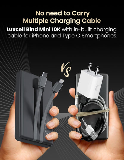 Portronics Luxcell B12 10000mah Power Bank - Black 1.0 unit