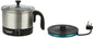 Prestige 1L PMC 1.0 Plus Multi Kettle / Multi Cooker| Glass Lid with Stainless Steel rim|Temperature Control |Power Indictor (Silver, Black) 1.0 Piece